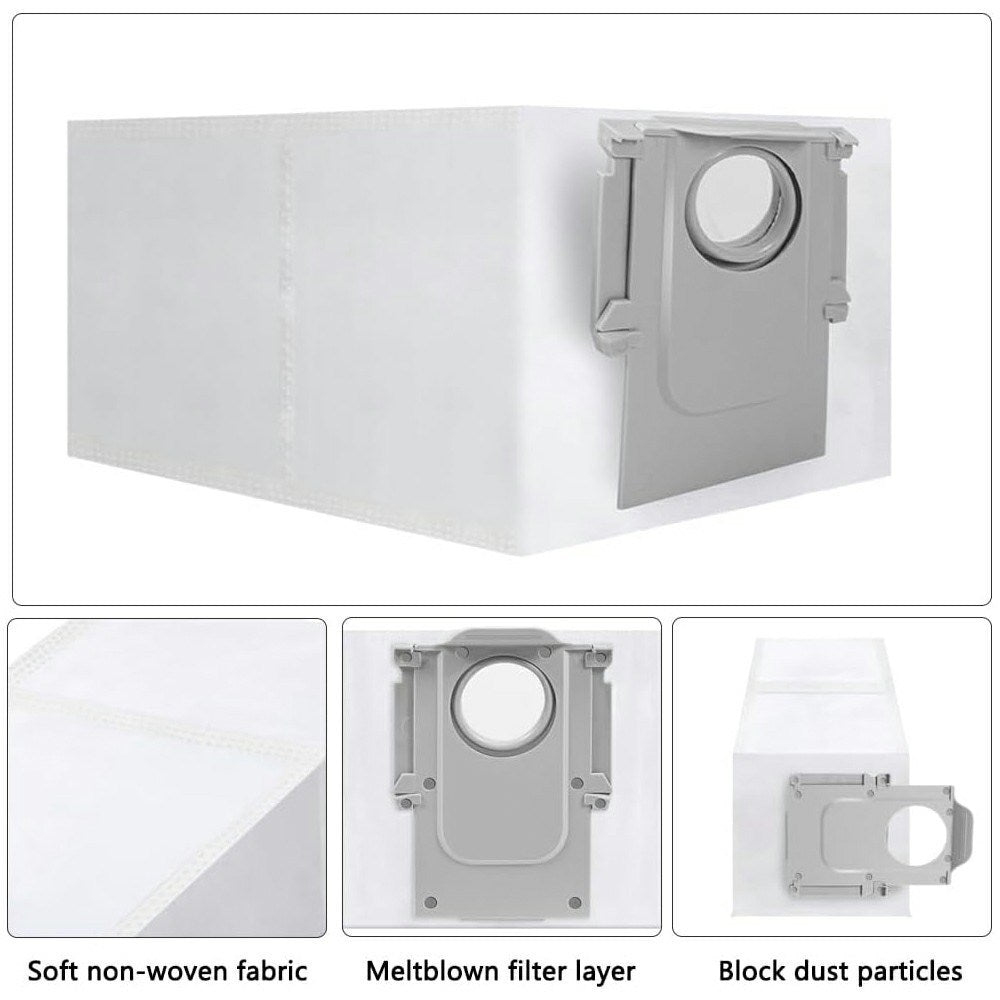 Støvsugerpose til Roborock S7 / S7 MaxV Ultra / S8 / Q7 Max+ / Qrevo S / Saros 10 / Saros 10R / Saros Z70 Robotstøvsuger - Grå