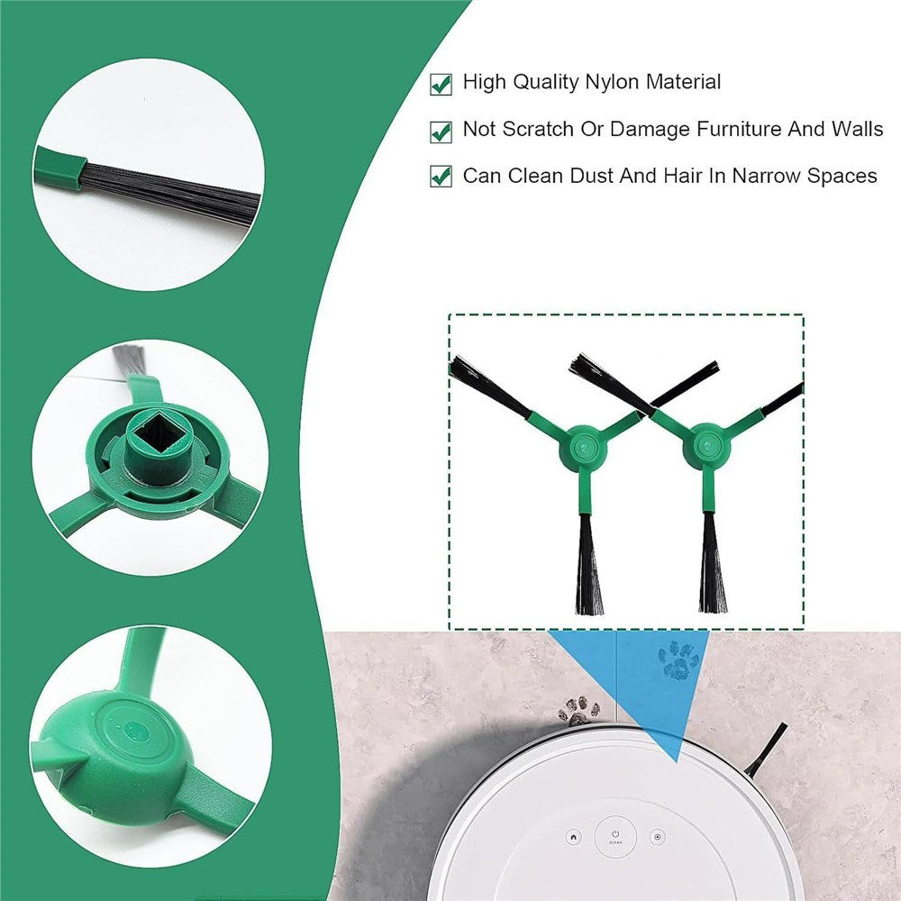 Støvsugerbørste til iRobot Roomba Combo 105 Robotstøvsuger – Grønn + Svart