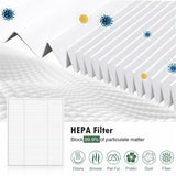 Støvsugerfilter til Xiaomi Robot Vacuum E10 / iRobot Roomba Combo 105 Robotstøvsuger - Hvit