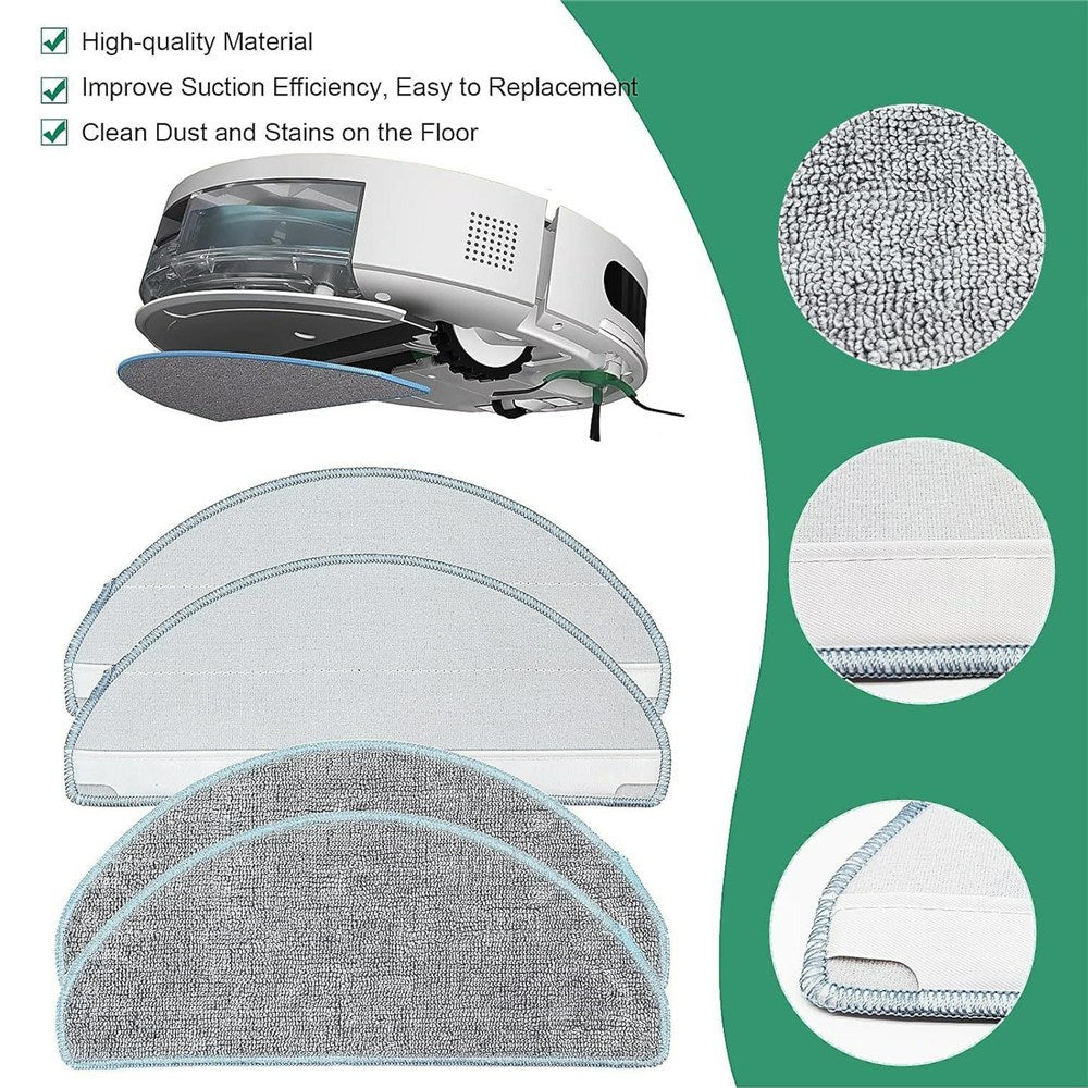 Moppeklut til Xiaomi Robot Vacuum E10 / iRobot Roomba Combo 105 Robotstøvsuger - Grå
