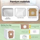 Støvsugerpose for iRobot Roomba Combo / 105 / 205 / 405 Plus / 505 Plus Robotstøvsuger – Hvit