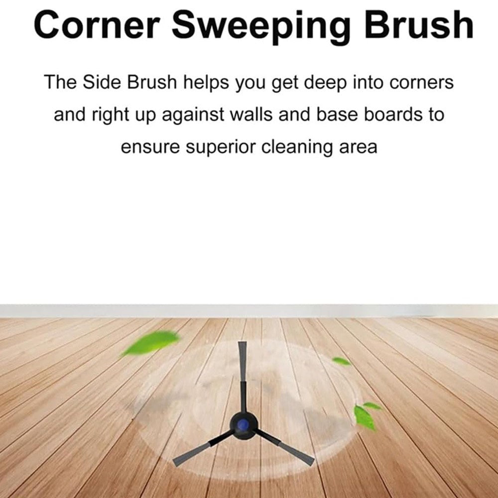 Støvsugerbørste til Ecovacs Deebot N20 / N20 Plus / N20 Pro Plus / N30 Pro Omni Robotstøvsuger – Svart