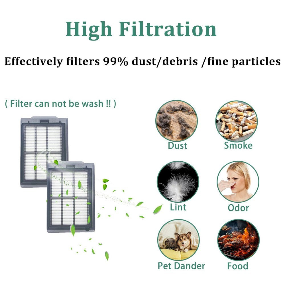 Støvsugerfilter til iRobot Roomba Combo 405 Plus / 505 Plus Robotstøvsuger – Hvit