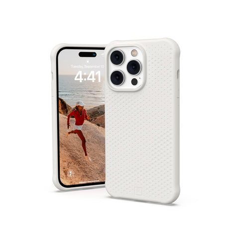 UAG [U] Dot Series iPhone 14 Pro Håndverksdeksel Silikon - MagSafe Kompatibel - Marshmallow