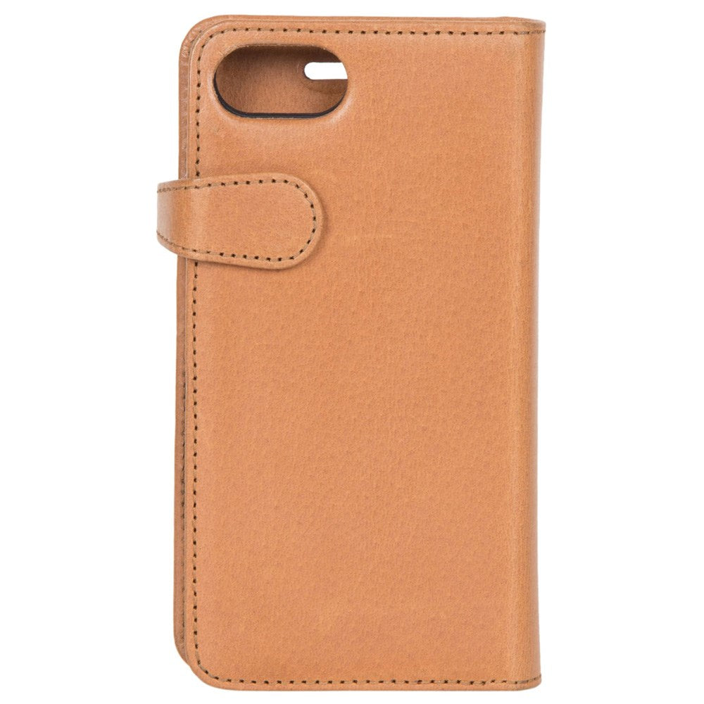 iPhone 6 / 6s Buffalo 2-i-1 Ekte Skinn Flip Deksel - Beige
