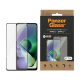 Motorola Moto G14 / G54 PanzerGlass Ultra Wide Fit Skjermbeskyttelsesglass - Platinum Strength - Svart Kant