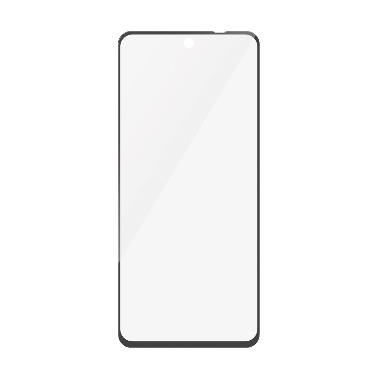 Motorola Moto G14 / G54 PanzerGlass Ultra Wide Fit Skjermbeskyttelsesglass - Platinum Strength - Svart Kant