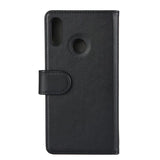 GEAR Huawei P Smart (2019) Leather Wallet Case Svart