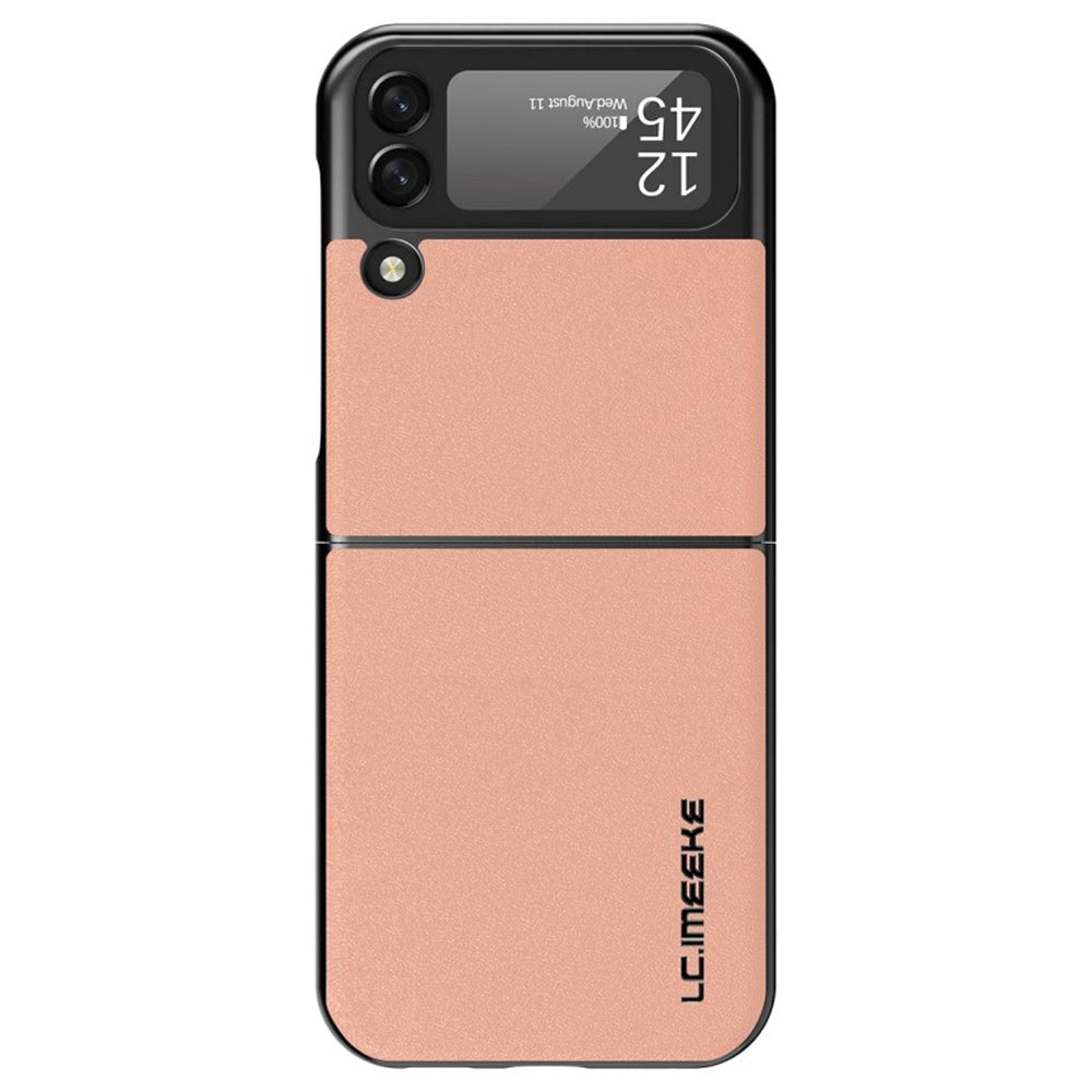 Samsung Galaxy Z Flip (5G) LC.IMEEKE Skinndekket Plastbakdeksel - Rosa