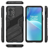 OnePlus Nord 2T (5G) Hybrid Håndverker Deksel Med Kickstand - Svart