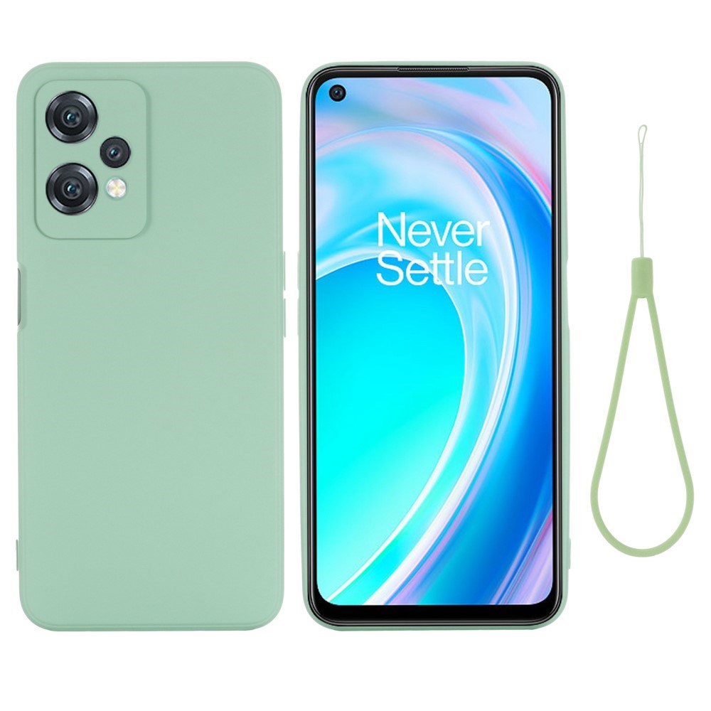 EIDERWOOD OnePlus Nord CE 2 Lite (5G) Liquid Silikon Deksel med Stropp - Grønn