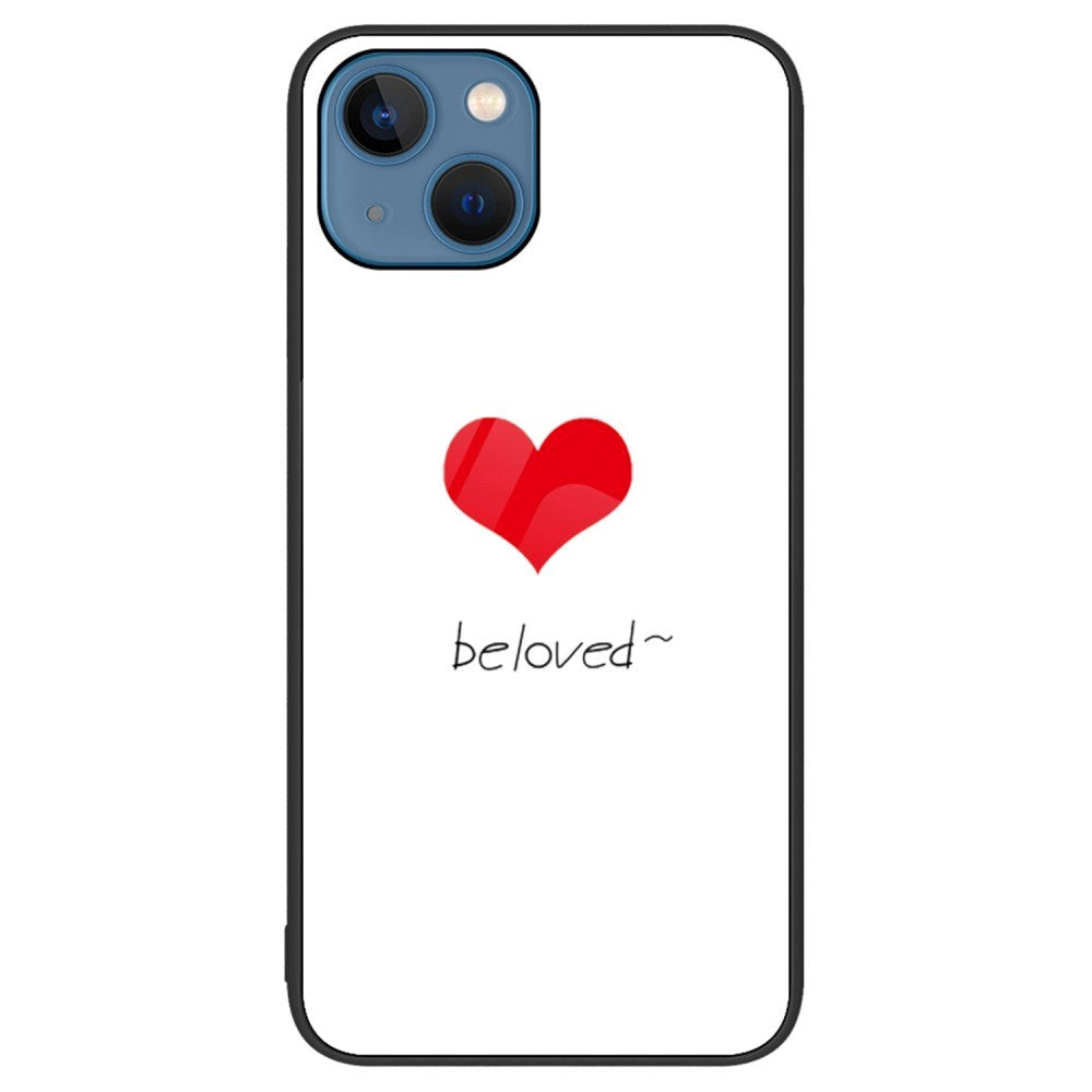 iPhone 14 Plus Deksel m. Glassbakside - Beloved