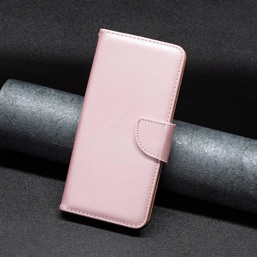 Nothing Phone (1) Kunst Skinn Flip Deksel med Stropp og Kortholder - Rose Gold