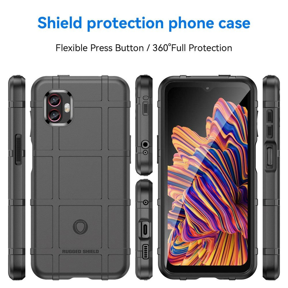 Samsung Galaxy XCover 6 Pro Rugged Shield Håndverker Deksel - Svart