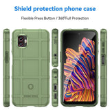 Samsung Galaxy XCover 6 Pro Rugged Shield Håndverker Deksel - Grønn