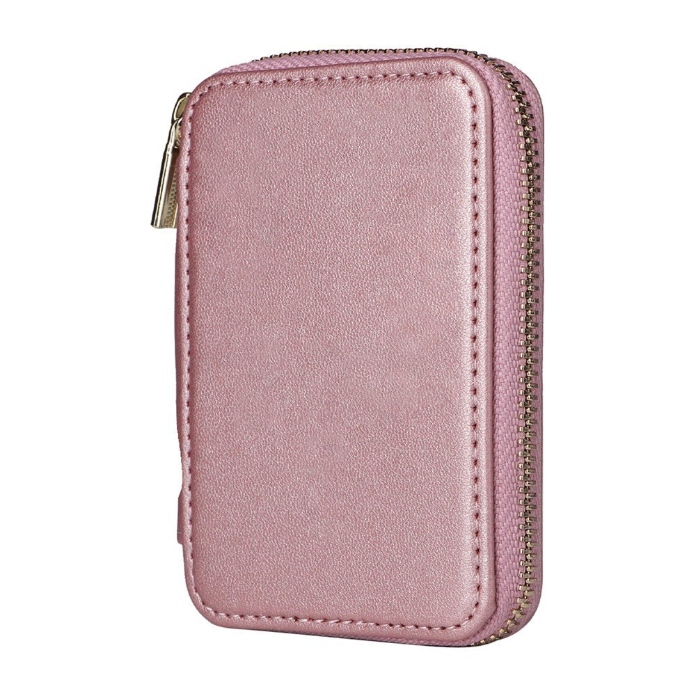 EIDERWOOD Magnetisk Lommebok / Kortholder med Glidelås - MagSafe Kompatibel - Rose Gold
