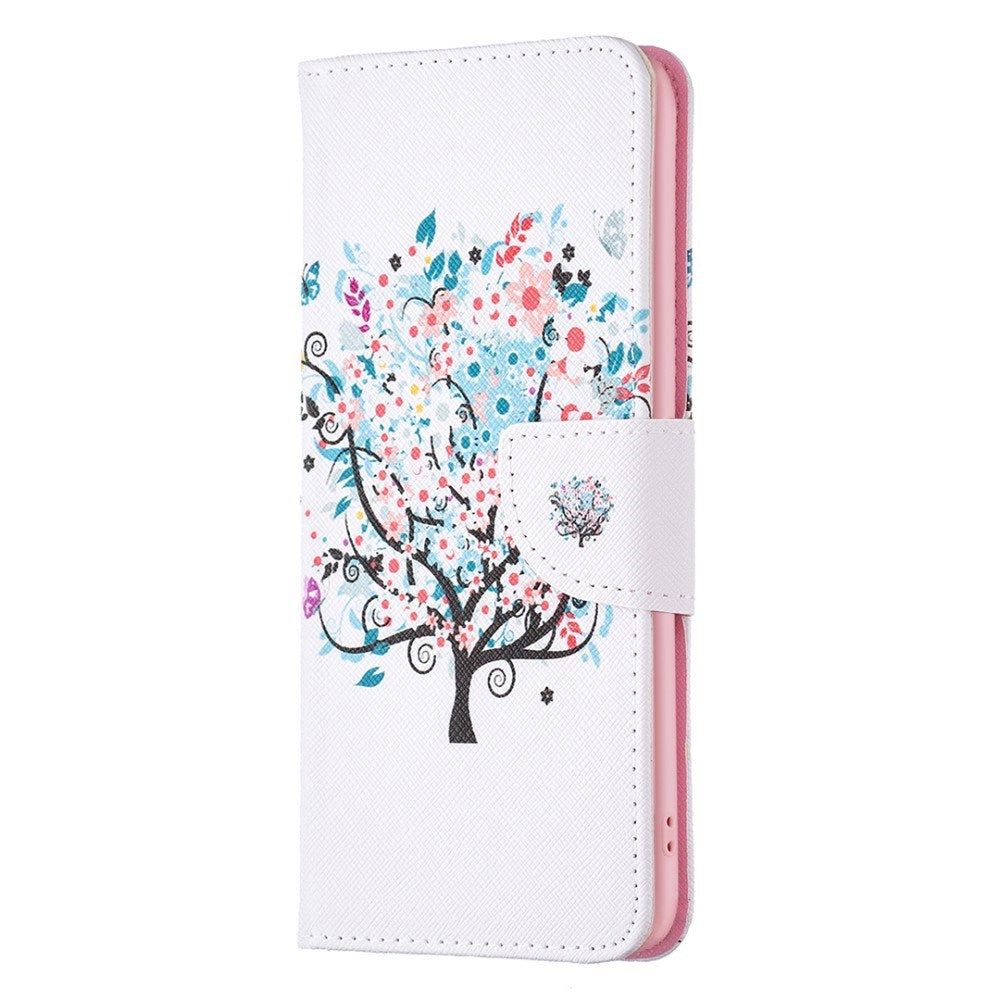 EIDERWOOD iPhone 16 Pro Max Skinn Deksel m. Lommebok og Trykk - Blomster Tre