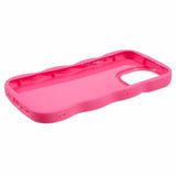 iPhone 15 Pro Max EIDERWOOD Fleksibelt Plast Wavy Deksel - Pink