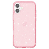 EIDERWOOD iPhone 16 Plus Hybrid Plast Deksel - Rosa Glitter