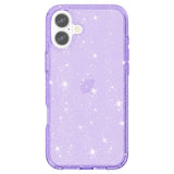 EIDERWOOD iPhone 16 Plus Hybrid Plast Deksel - Lilla Glitter