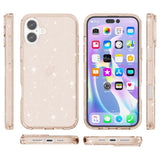 EIDERWOOD iPhone 16 Plus Hybrid Plast Deksel - Gull Glitter