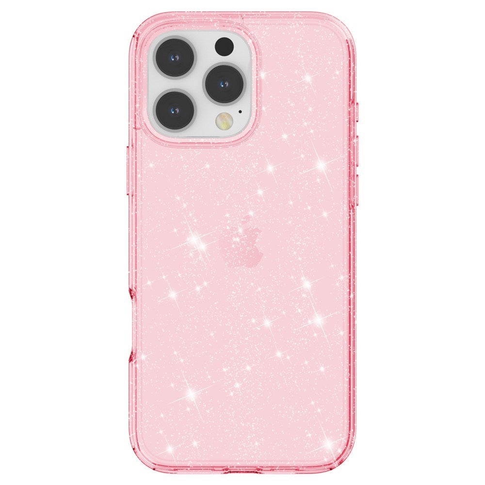 EIDERWOOD iPhone 16 Pro Max Hybrid Plast Deksel - Rosa Glitter