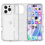 EIDERWOOD iPhone 16 Pro Max Hybrid Plast Deksel - Hvit Glitter