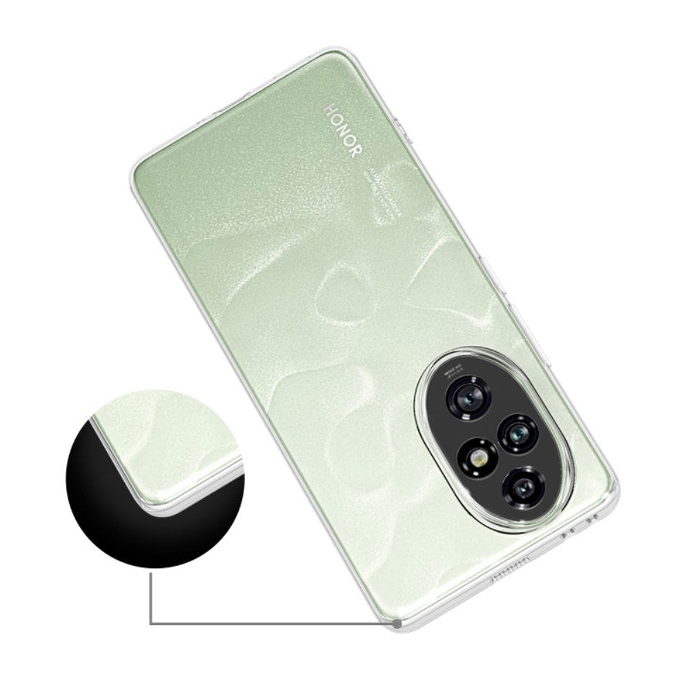 EIDERWOOD Honor 200 Pro (5G) Fleksibelt Plast Deksel - Gjennomsiktig