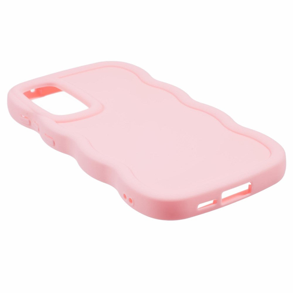 EIDERWOOD Samsung Galaxy A13 (5G) Fleksibelt Plast Wavy Deksel - Rosa