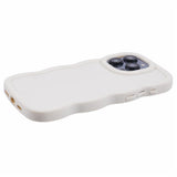 iPhone 15 Pro EIDERWOOD Fleksibelt Plast Wavy Deksel - Hvit