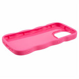 iPhone 15 Pro EIDERWOOD Fleksibelt Plast Wavy Deksel - Pink