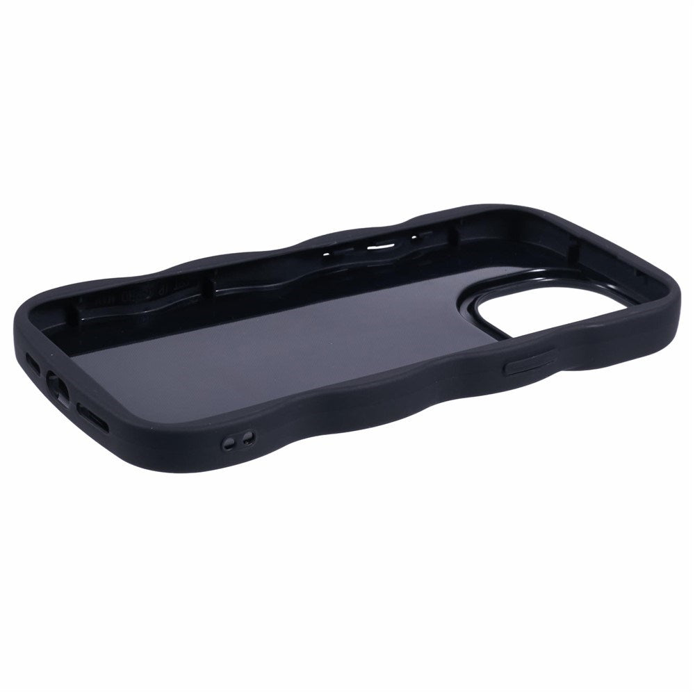 iPhone 14 Pro Max EIDERWOOD Fleksibelt Plast Wavy Deksel - Svart