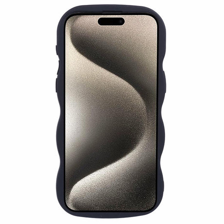 iPhone 13 Pro EIDERWOOD Fleksibelt Plast Wavy Deksel - Svart