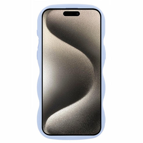 iPhone 12 Pro Max EIDERWOOD Fleksibelt Plast Wavy Deksel - Lilla