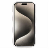 iPhone 12 Pro Max EIDERWOOD Fleksibelt Plast Wavy Deksel - Hvit