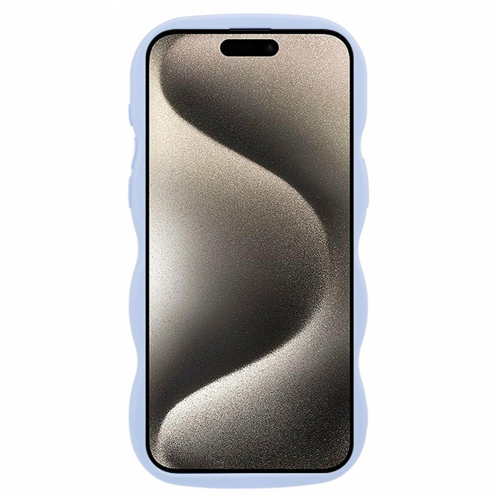 iPhone 12 / 12 Pro EIDERWOOD Fleksibelt Plast Wavy Deksel - Lilla