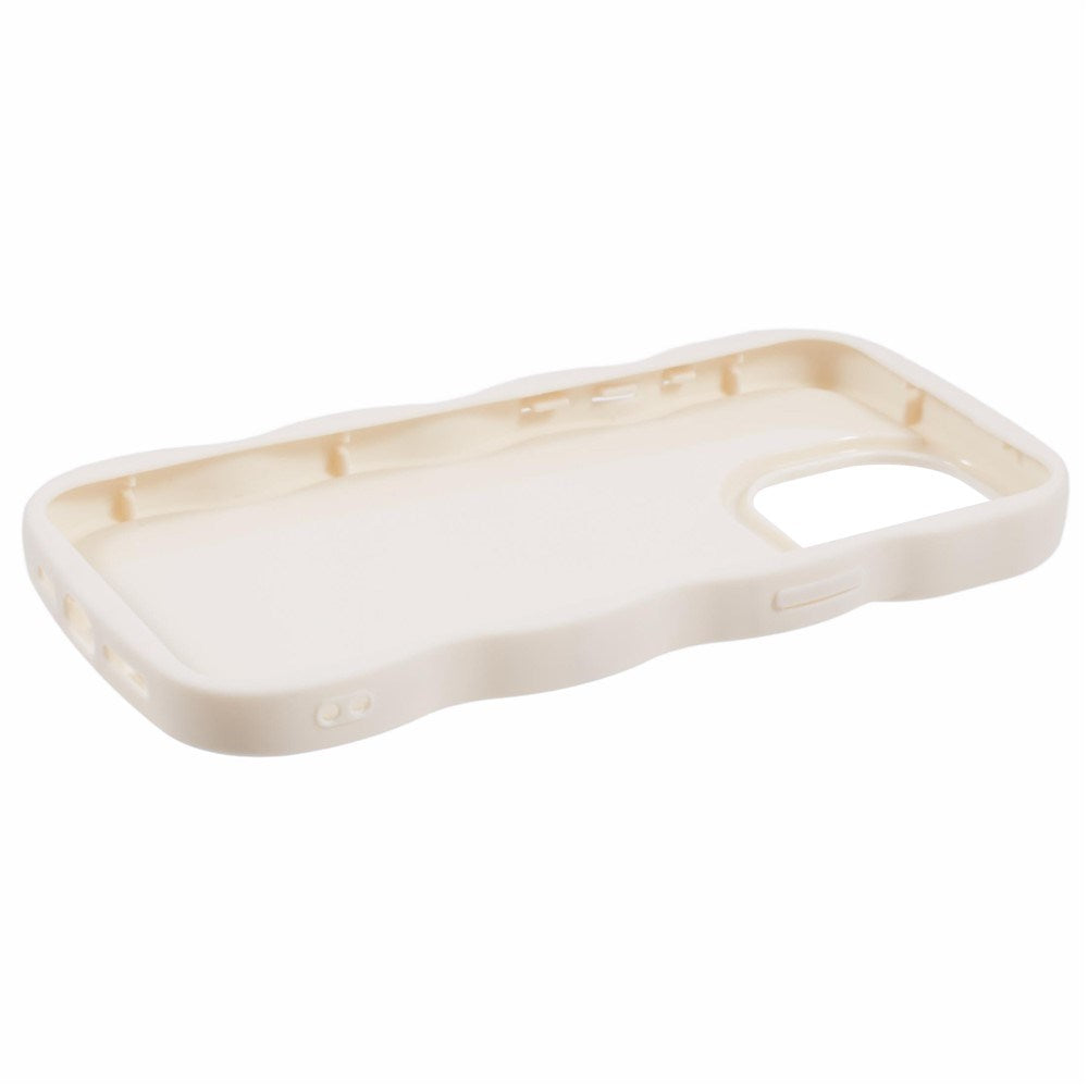 iPhone 12 / 12 Pro EIDERWOOD Fleksibelt Plast Wavy Deksel - Hvit