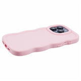 iPhone 12 / 12 Pro EIDERWOOD Fleksibelt Plast Wavy Deksel - Rosa