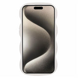 iPhone 14 EIDERWOOD Fleksibelt Plast Wavy Deksel - Hvit