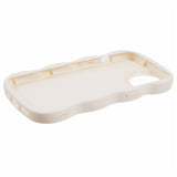 iPhone 14 EIDERWOOD Fleksibelt Plast Wavy Deksel - Hvit