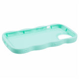 iPhone 14 EIDERWOOD Fleksibelt Plast Wavy Deksel - Blå