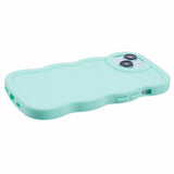 iPhone 14 EIDERWOOD Fleksibelt Plast Wavy Deksel - Blå
