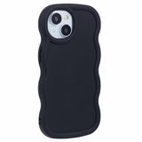 iPhone 14 EIDERWOOD Fleksibelt Plast Wavy Deksel - Svart