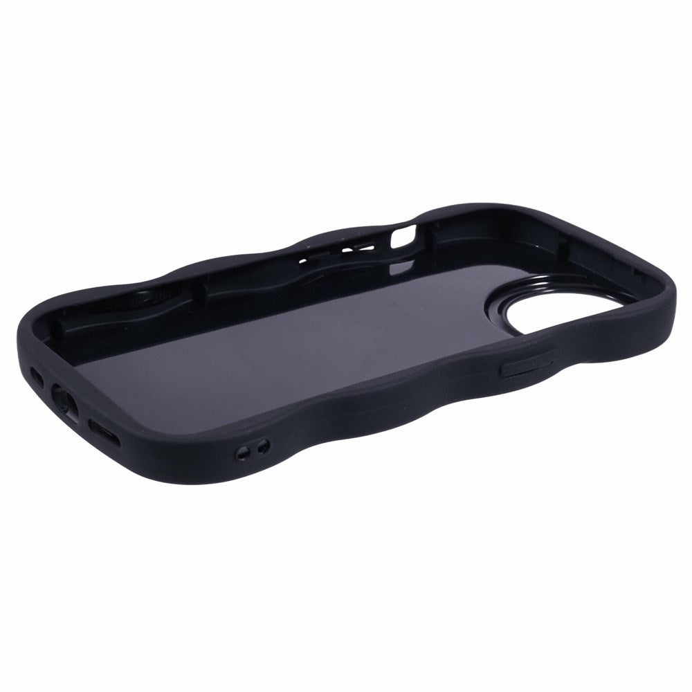 iPhone 14 EIDERWOOD Fleksibelt Plast Wavy Deksel - Svart