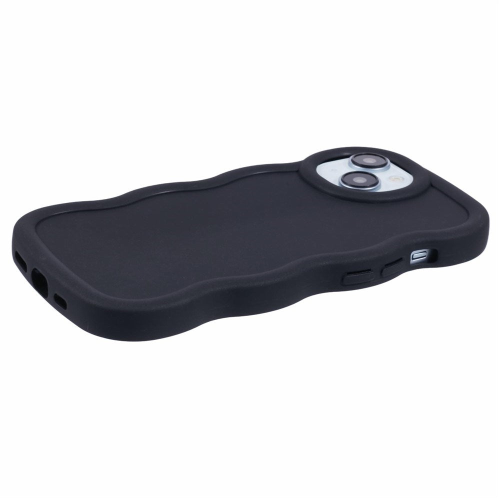 iPhone 14 EIDERWOOD Fleksibelt Plast Wavy Deksel - Svart