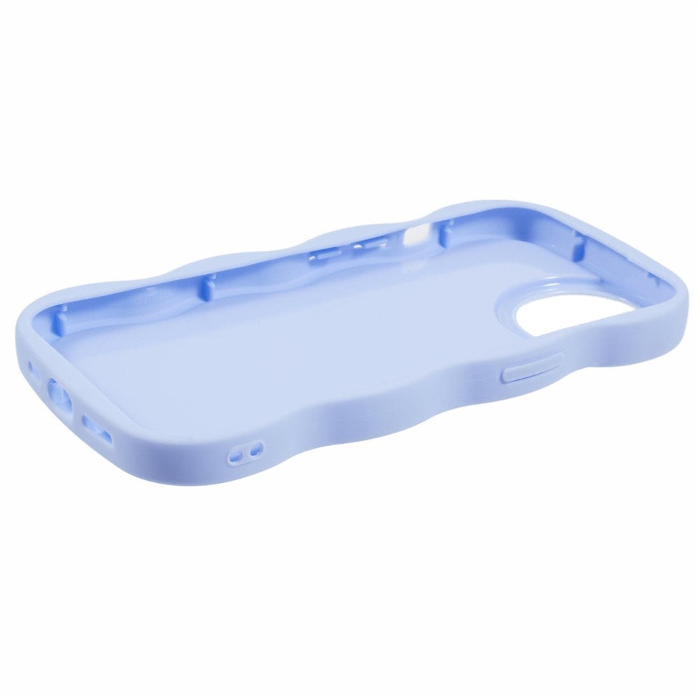 iPhone 14 EIDERWOOD Fleksibelt Plast Wavy Deksel - Lilla