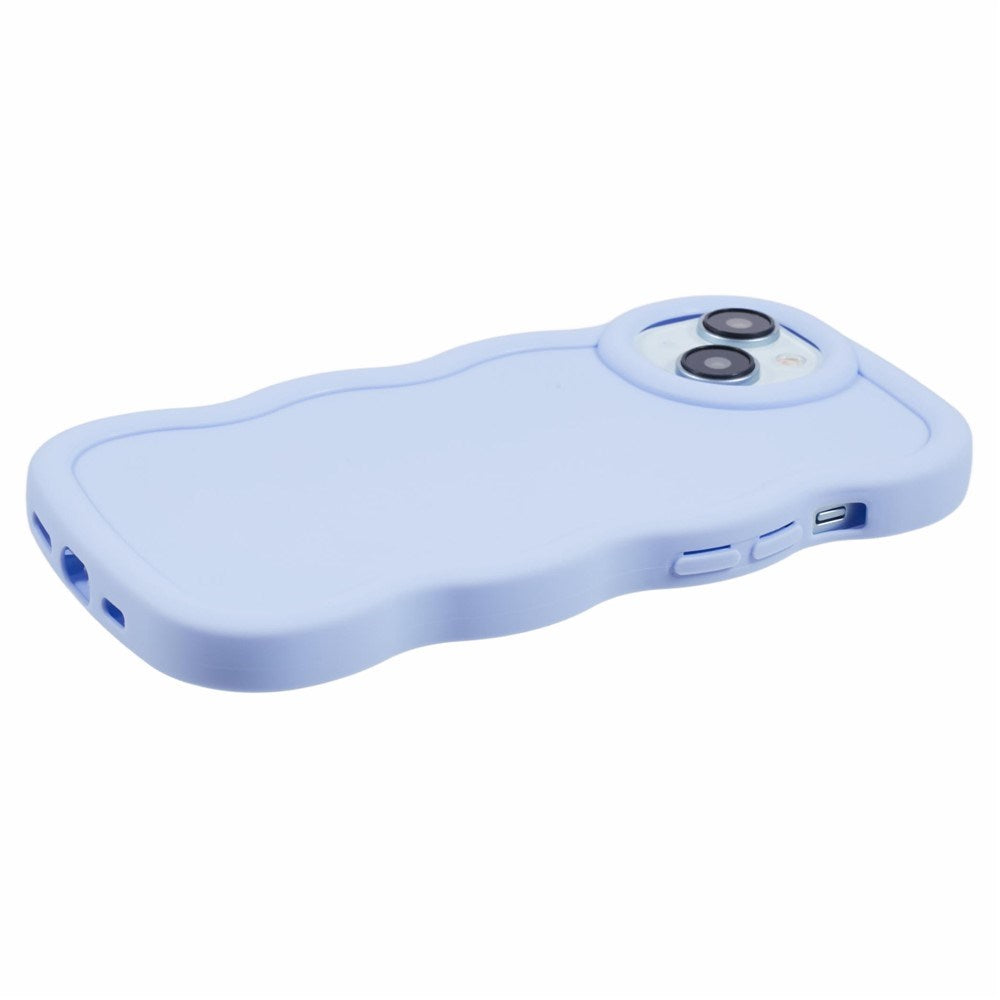 iPhone 14 EIDERWOOD Fleksibelt Plast Wavy Deksel - Lilla
