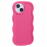 iPhone 13 EIDERWOOD Fleksibelt Plast Wavy Deksel - Pink