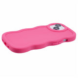 iPhone 13 EIDERWOOD Fleksibelt Plast Wavy Deksel - Pink