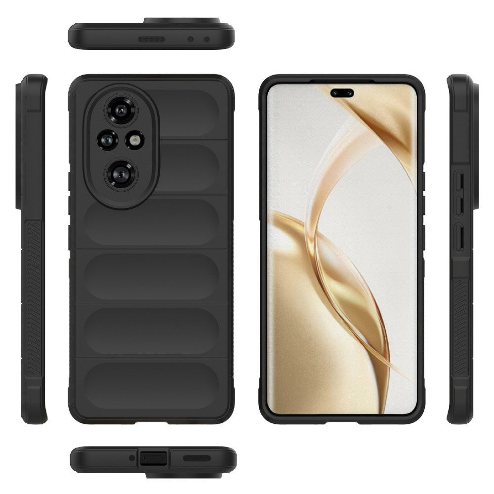 EIDERWOOD Honor 200 Pro (5G) Fleksibelt Plast Deksel - Svart